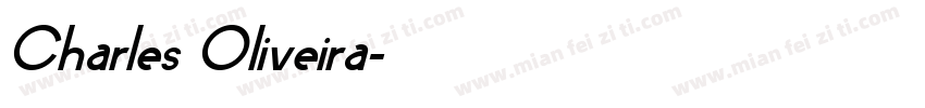 Charles Oliveira字体转换